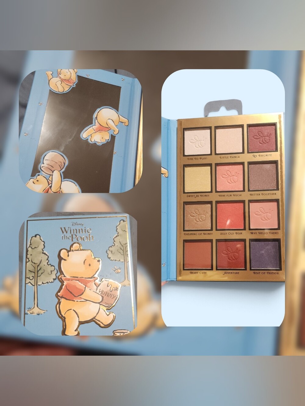 Disney Winnie the Pooh Eyeshadow Palette — Warm Multi-Color Set